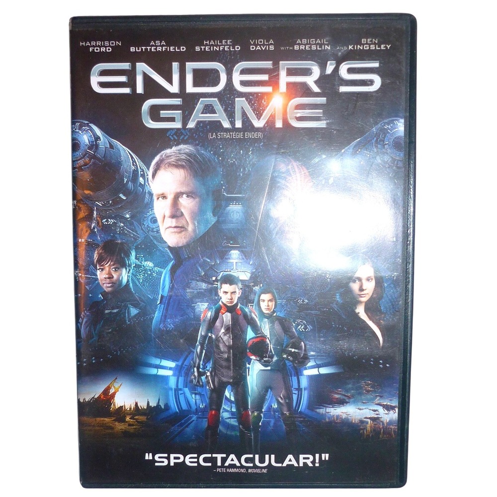 Ender's Game DVD Harrison Ford Asa Butterfield Sci-Fi Action Movie 2013